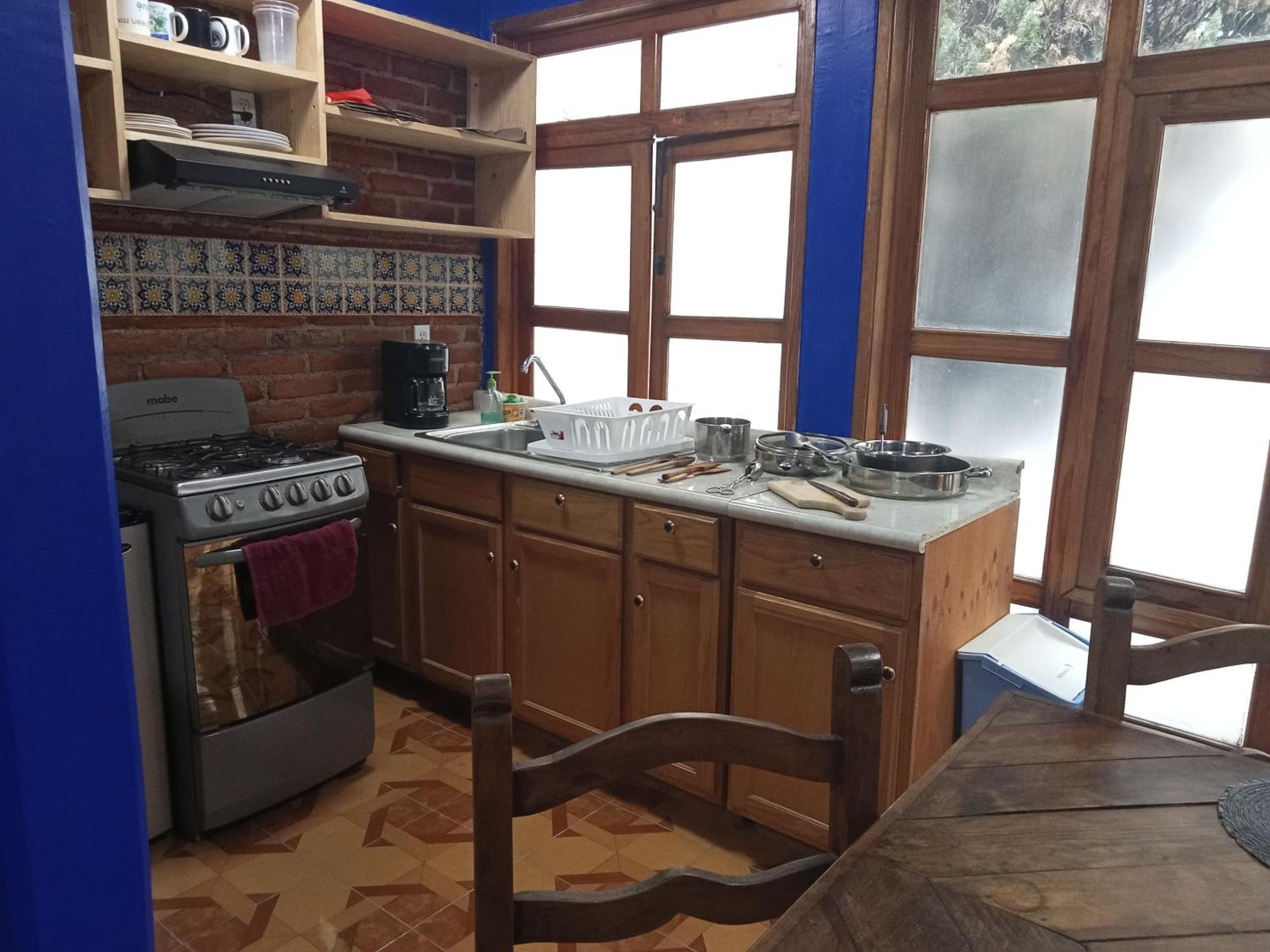 Coyoacan Departamento Tipo Colonial Kota Meksiko Bagian luar foto